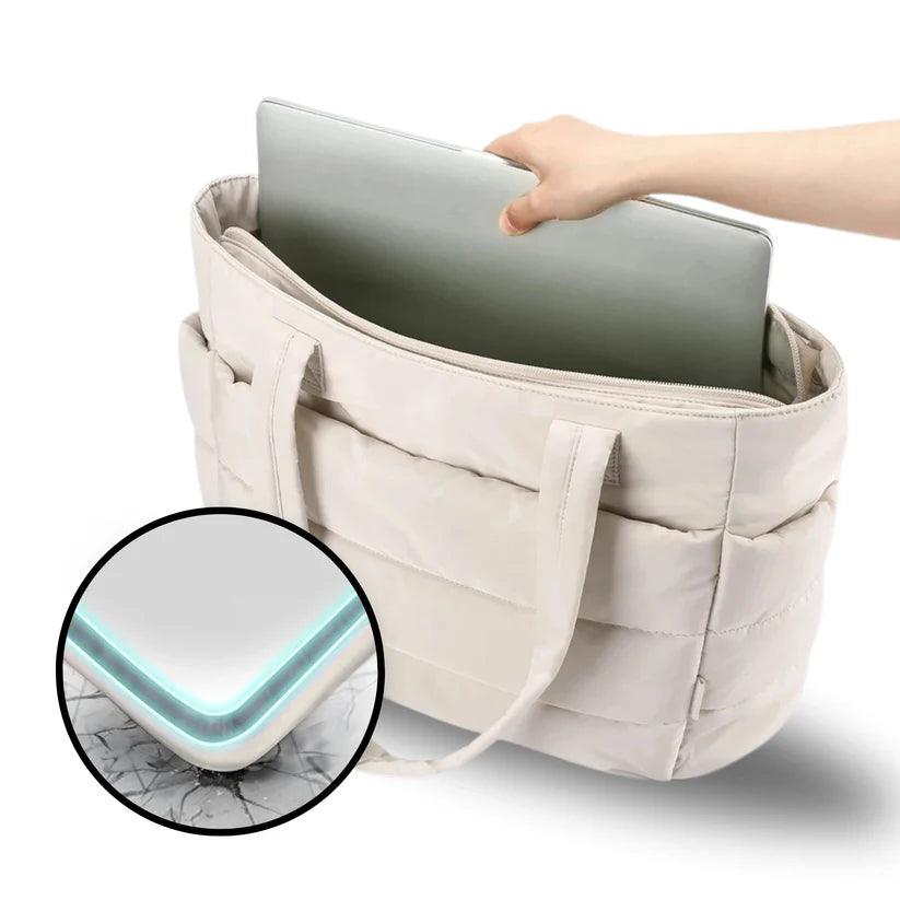 Lightweight Puffy Tote Bag